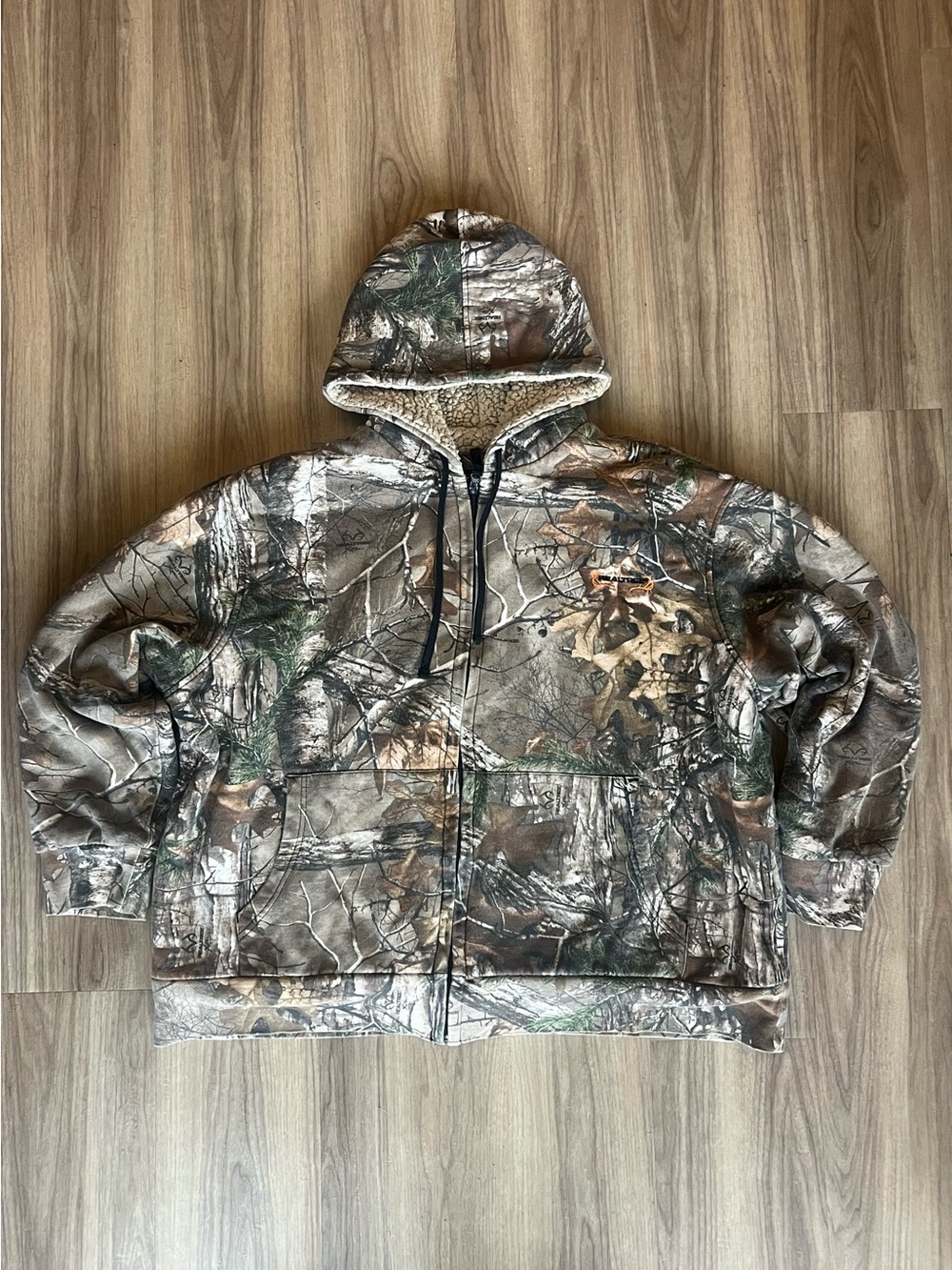 Real Tree Camo fleece lined jacket